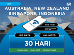 Europe USA Australia New Zealand Singapore Indonesia