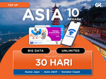 Top Up for Asia 10 Countries