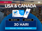 Top Up for USA Canada SIM Card