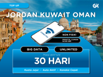 Top Up for Jordan Kuwait Oman