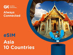 Top Up for Asia 10 Countries