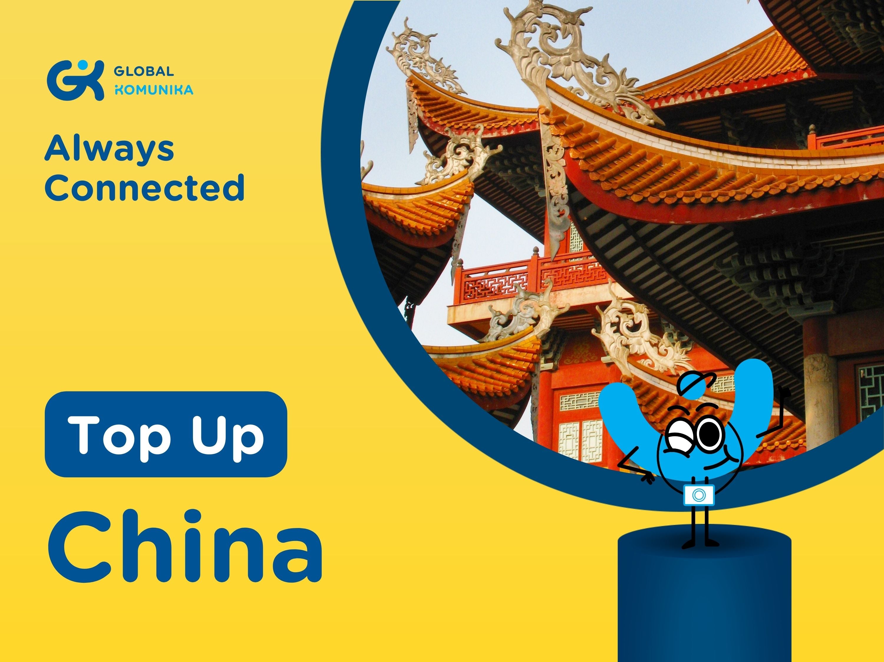 Top Up for China SIM Card