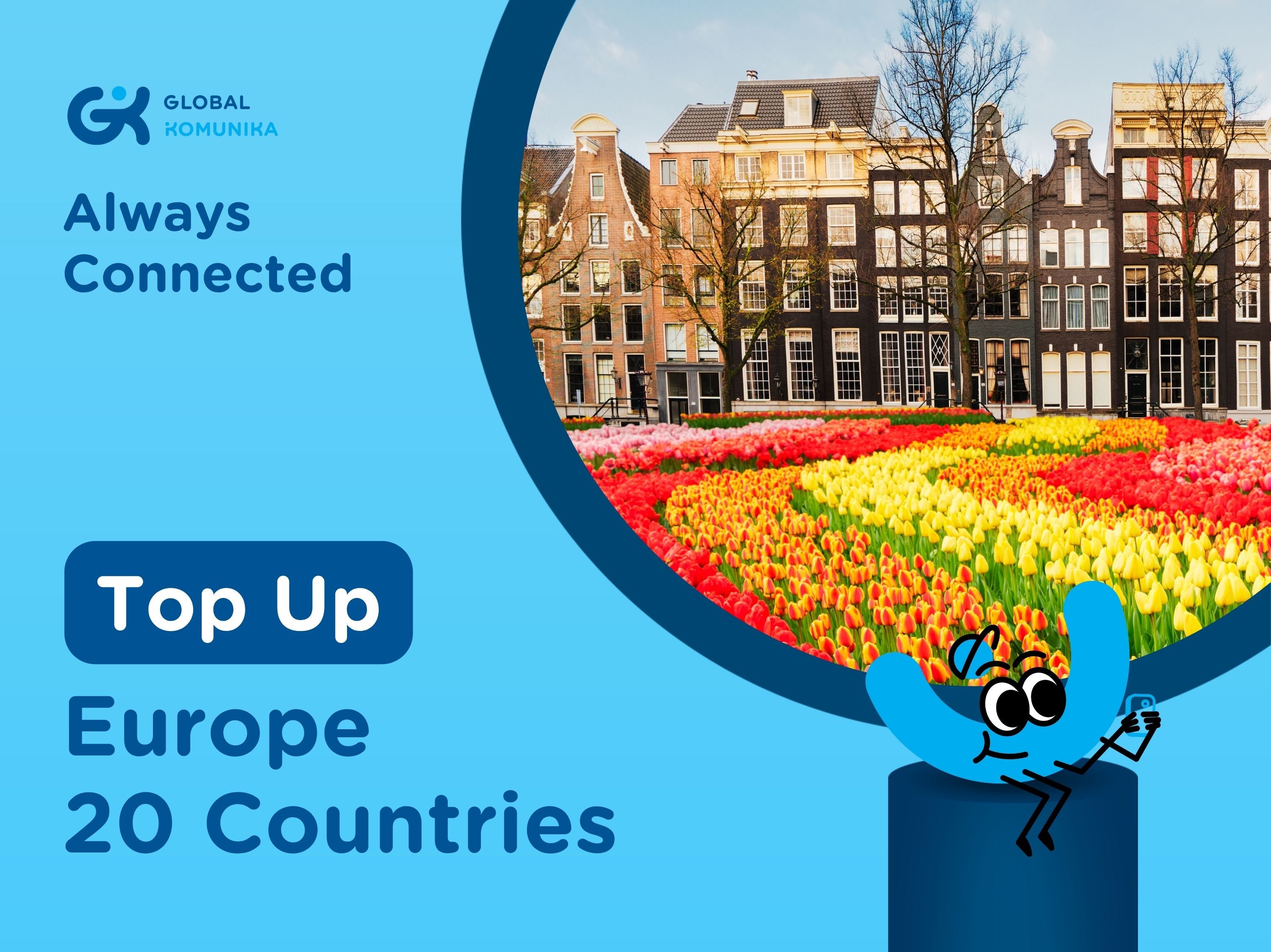 Top Up for Europe 20 Countries SIM Card