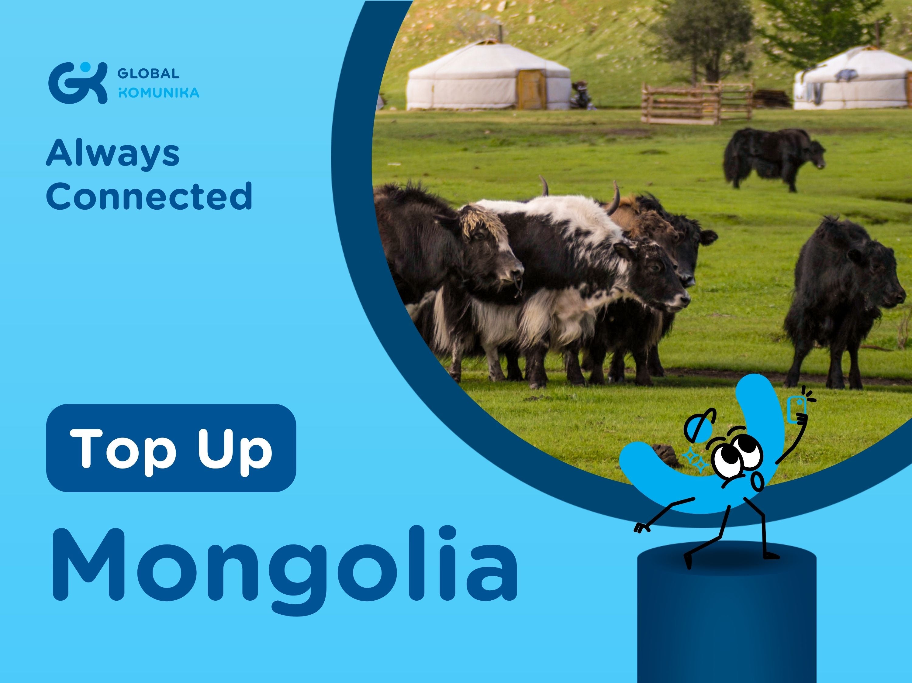 Top Up for Mongolia SIM Card