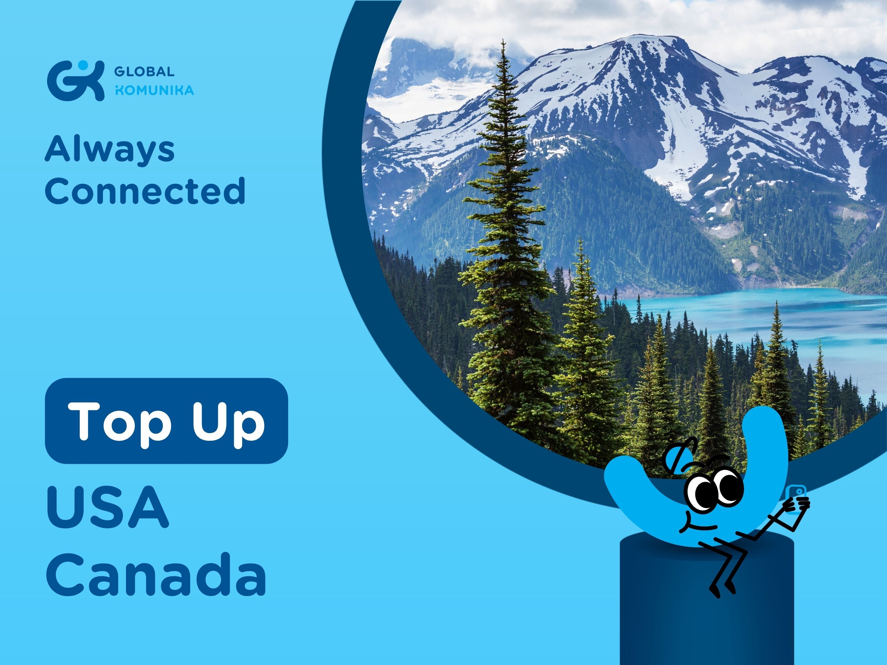 Top Up for USA Canada SIM Card